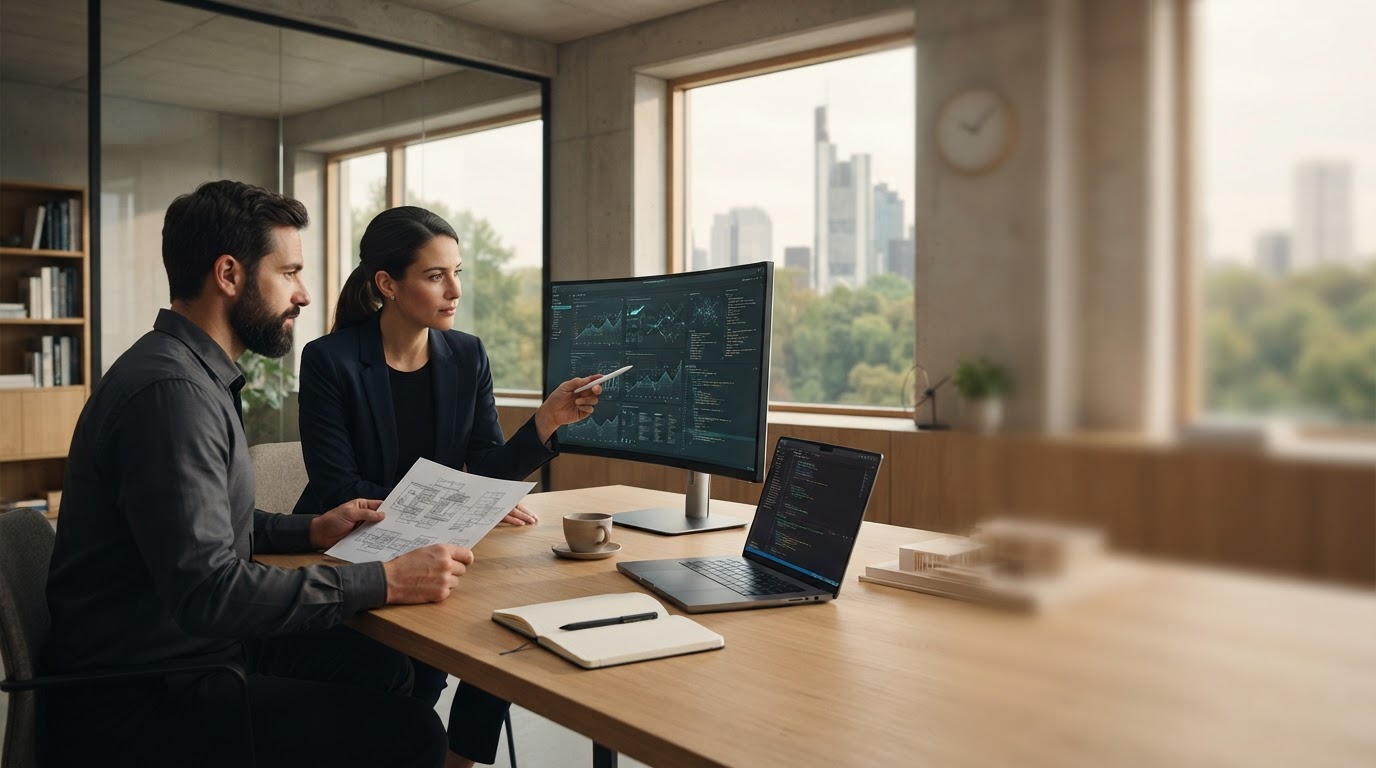 Zvaklurenatrx AI interface visualising real-time market data analysis